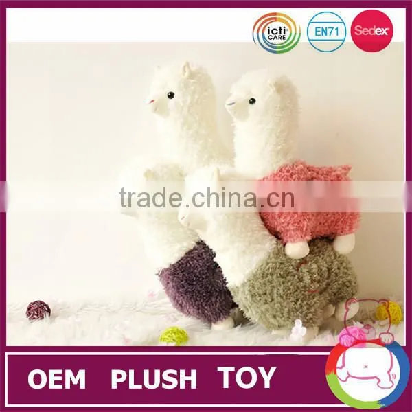 New Customized OEM Design Stuffed Alpaca Toy