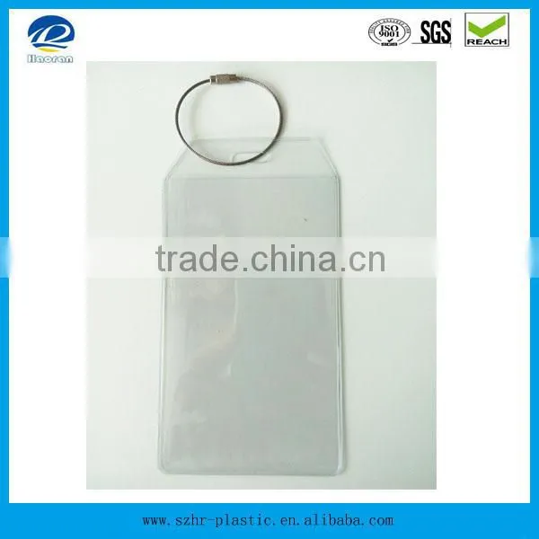 Plastic PVC Cruise Luggage Tag With Aluminum Rope China Supplier photo-4