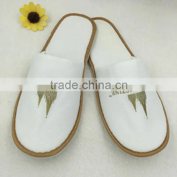 Wholesale Cheap Custom Disposable Slipper With Printing Logo