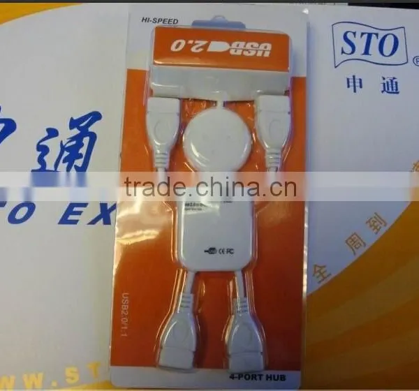 J212 EXW Price Four USB Distributor USB 2.0 Humanoid HUB Usb Splitter Wholesale photo-5