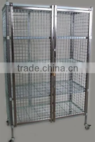 Chrome Movable Wire Mesh Security Cage photo-3
