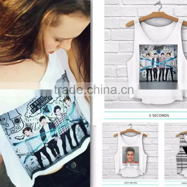 Factory Direct Sale Ready Stock Digital Print 3D Print Fashion Pink Cotton T-shirt for Fashion Women Wear photo-5