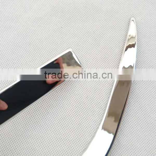 ABS Chrome Auto Accessories Rear Fog Light Lamp Cover For HYUNDAI TUCSON TL 2015 2016 photo-2