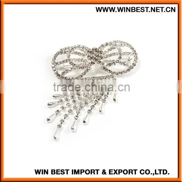 2015 New Design Rhinestone Brooch Wholesale, Latest Fashion Brooch Pin, Brooch Making Supplies photo-4