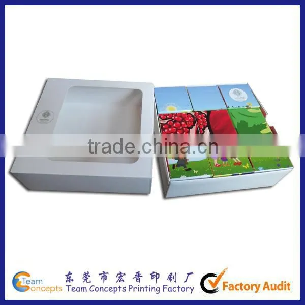 9 Pieces Puzzle Children Educational Cubes photo-3