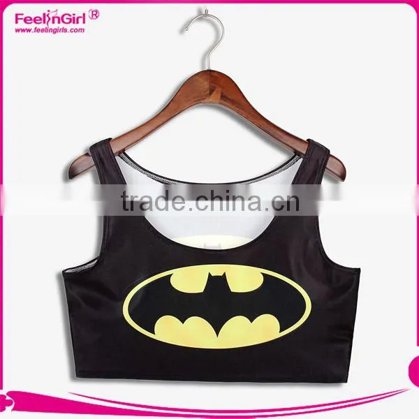 Wholesale Compression Pictures Of Girls Cotton Tank Tops photo-2