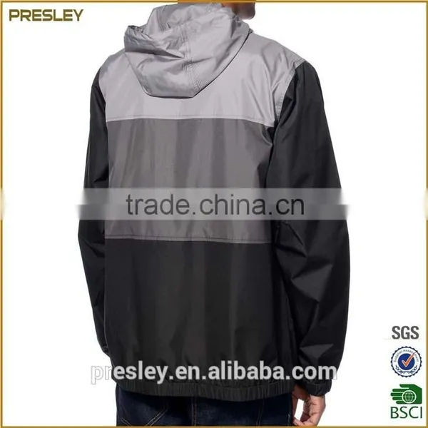 Custom Waterproof Nylon Polyester Windbreaker Jacket With Your Own Logo Label for Promotion photo-3