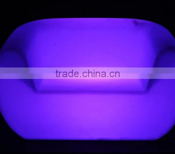 Modern Sofa Furniture / Night Club Plastic Sofa Set/ Glow Led Sofa photo-4