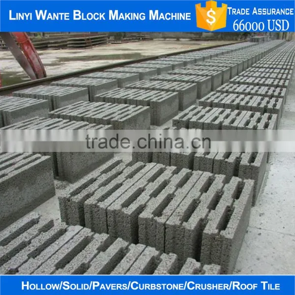 WANTE MACHINERY QT40-3B Egg Laying Small Size Cement Hollow Brick Making Machine photo-6