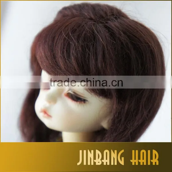 BJD Doll DIY Wire Handmade Curly Wigs Hair Curls Row Doll Wigs photo-3