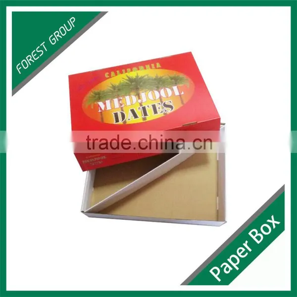 CORRUGATED PACKING BOX FOR DATES PACKAGING TOP AND BOTTOM MOVING FRUIT BOX FOR SALE photo-5