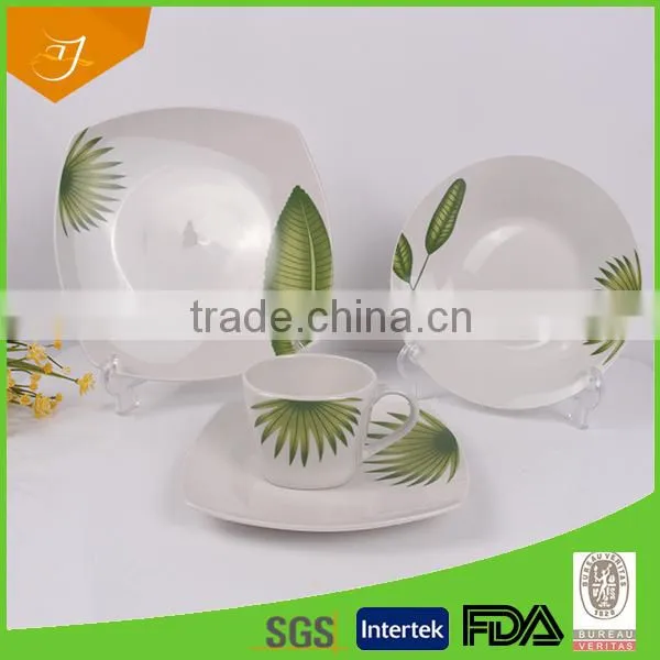 Nice French Green Ceramic Dinnerware Sets photo-2
