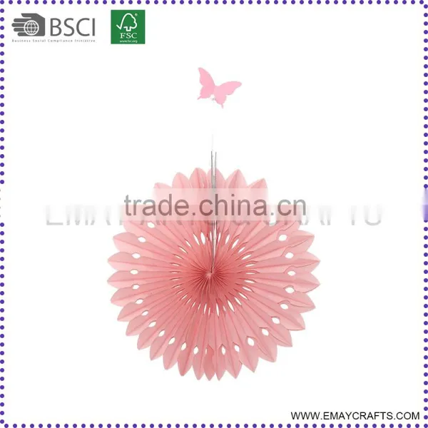 Cheap Paper Fan Decoration for Wedding Reception Quality Choice