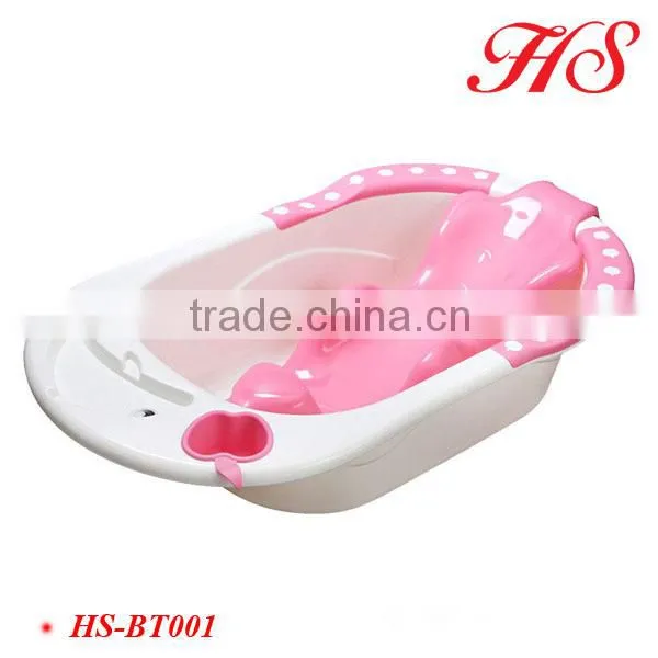 Safety Baby Shower Holder Plastic Baby Bath Tub Baby Bath Seat Net Bed photo-3