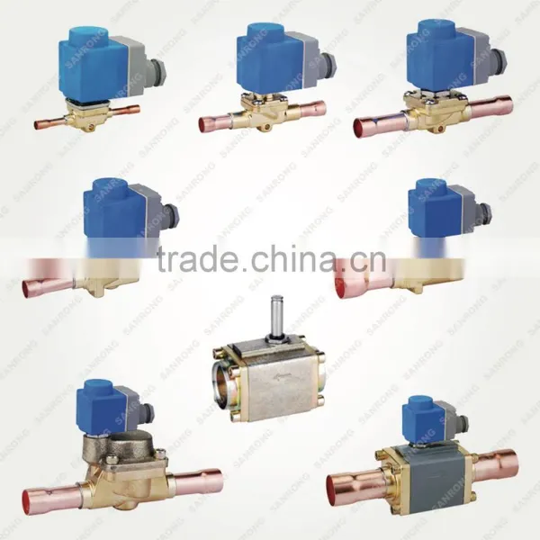 SVR3 EVR3 220v AC 45bar Brass Direct Acting Solenoid Valve for Refrigeration Air Conditioner photo-2