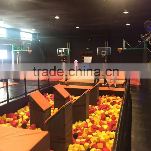 Customized Design High Jump Indoor Trampoline With Dodge Balls,slam Dunk,sea Balls,foam Pit for Adult and Kids photo-6