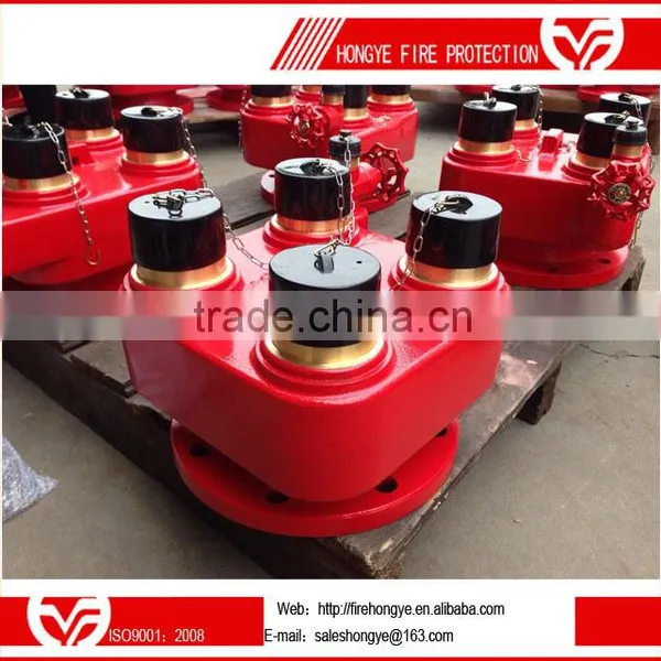 HY008-002-00 DN150 4-Way Breeching Inlet ;Fire Hydrant Valve; Collecting Breeching photo-3