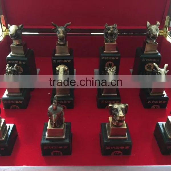 Hetian Jade Seal, Bronze-plated Jade Seal Craft photo-3