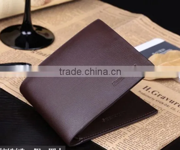 Fashional Genuine Leather Wallet/leather Cheque Holder /genuine Leather Wallet With Multifunctional Pocket