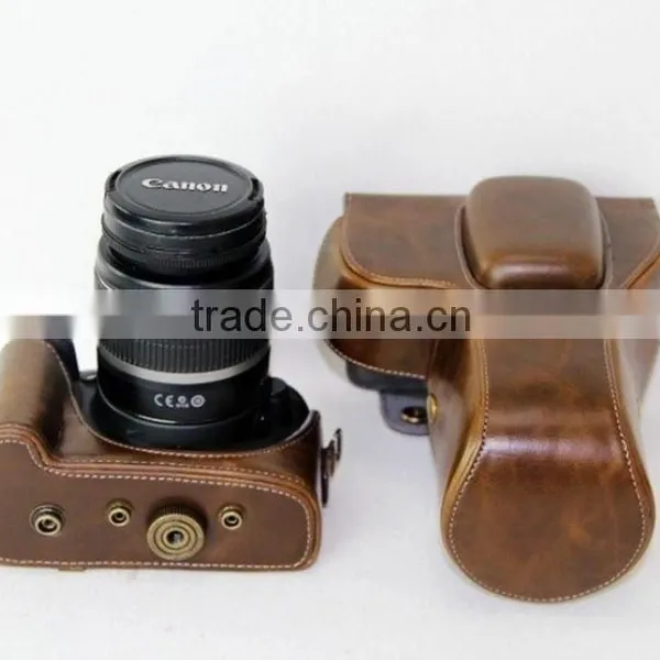 Factory Price Retro Korean Unique PU Leather Camera Bag in Dongguan photo-4