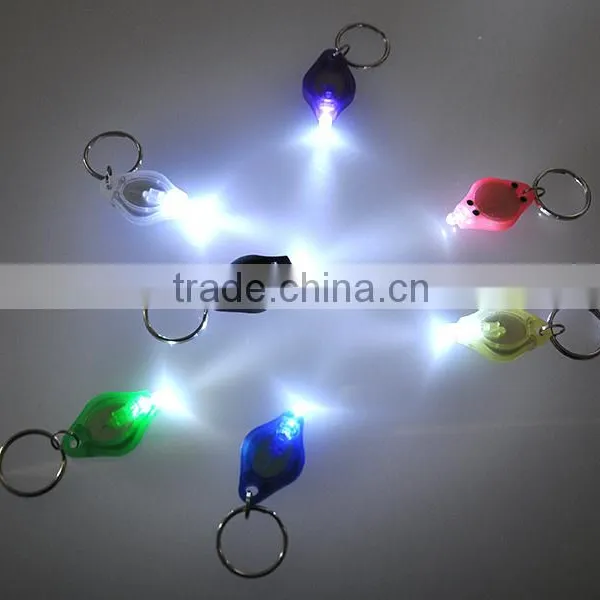 White Light Custom Gift Mini Cheap LED Key Chain Manufacturer photo-2