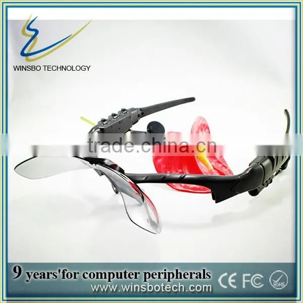 Flash Player Bluetooth-glasses , Bluetooth Earphone Mp3 Sunglasses photo-2