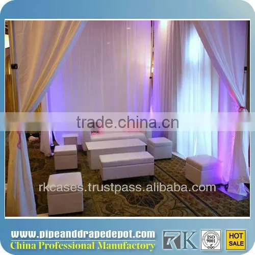 RK Elegant Freestanding System Used Pipe and Drape for Sale Wedding Pipe and Drape Fittings photo-6