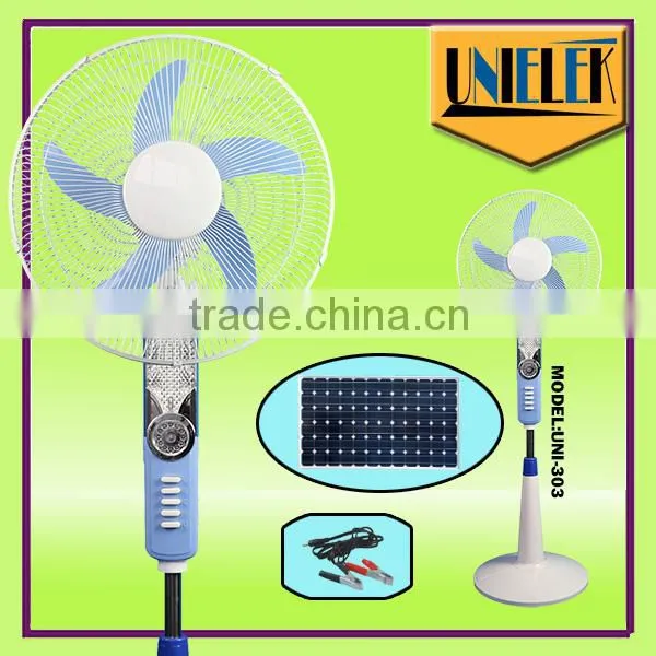 UNIELEK New Product!! Battery Operated Solar Water Rechargeabel Mist Fan UNI-406 Price photo-3