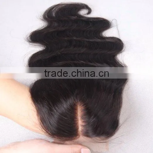 Brazilian Body Wave Top Closure Unprocessed Human Hair Lace Closure Bleached Knots With Baby Hair photo-4