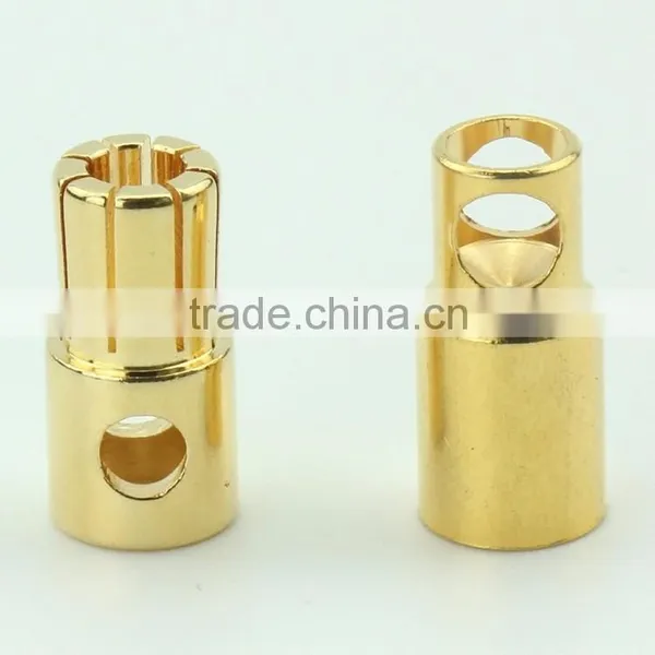 6.0mm Banana Plug and Socket,24k Gold Connector Banana Plug
