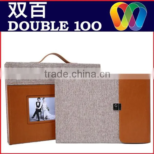 China Hot Sale Leather Album Cover With Suitcase DBS-1402 photo-2
