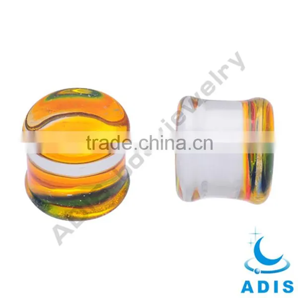 Glass Colorful Stone Ear Plug Beads For Jewelry Making photo-6
