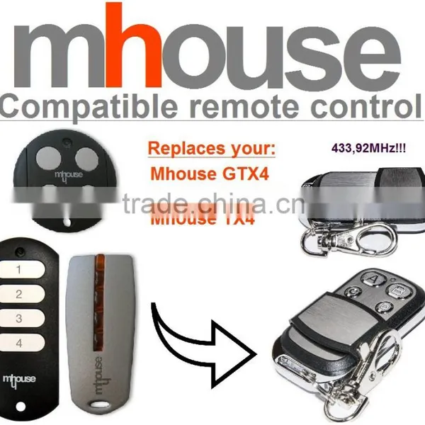For MHouse GTX4, GTX4C,TX4 Universal Remote Control Replacement photo-2