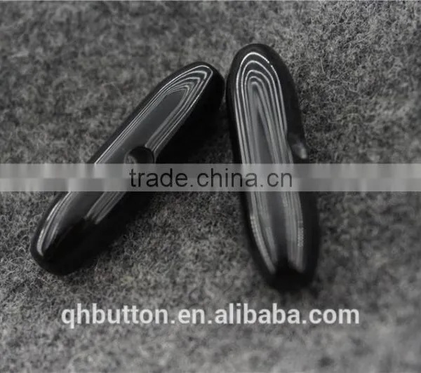 RESIN SIGLE HOLE BAR TOGGLE BUTTON FOR GARMENT photo-6