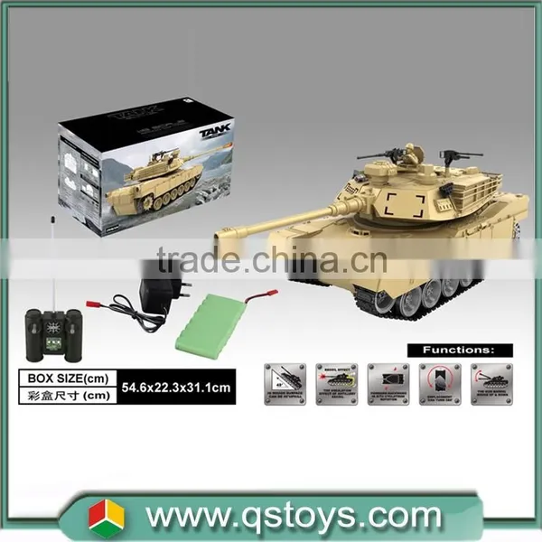 New 1:18 Large Radio Control Tank Shoots,R/C Battle Tank