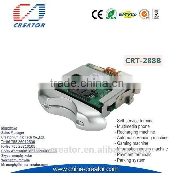 Читатель карт с ручным вставлением RFID/IC/Meg ATM CRT-288B