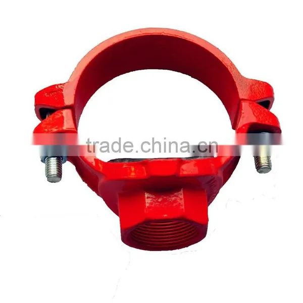 Ductile Iron Grooved Pipe Fitting and Coupling-U-bolt Mechanical Tee Quality Choice