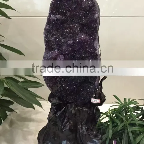 Natural Brazil Amethyst Crystals Stone Ornaments For Sale photo-4