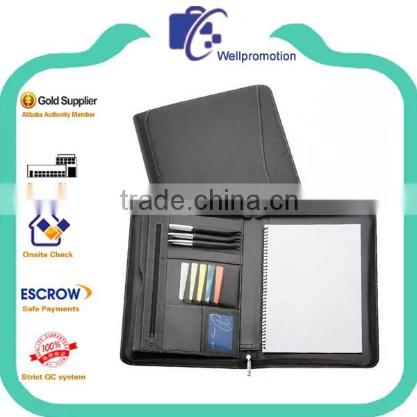 A3/a4/a5 Size Mens pu Leather Padfolio for Sale Quality Choice photo-3