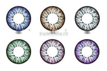 Wholesale Eclipse Rainbow Contact Lenses Color Green Cheap Wholesale Contact Lens Contact Lenses Grey Color photo-2