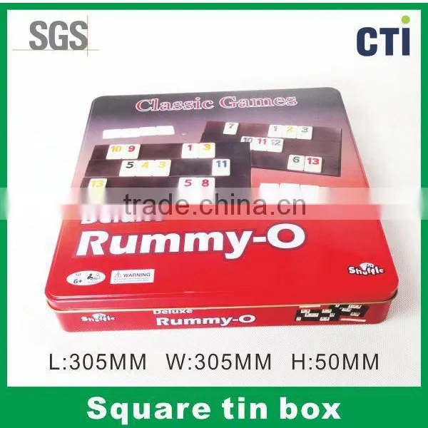 Deluxe Rummy-o Tin Box
