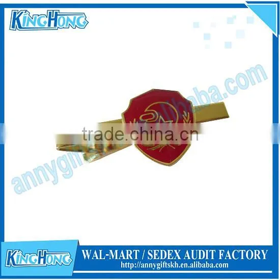 Die Struck Iron Soft Enamel With Epoxy Metal Tie Clip photo-6