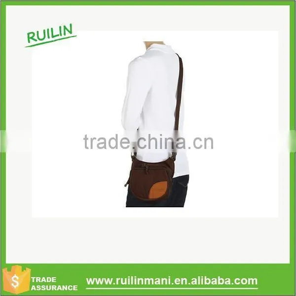 Leather Patch Magnetic Front Closure Leather Bags for Women Shoulder Waist Bag With Zippered Coin Pocket Inside photo-6