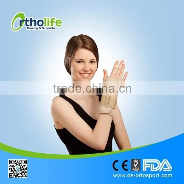 OL-WR063 Medical Orthopedic Wrist Splint Custom Wrist Wraps