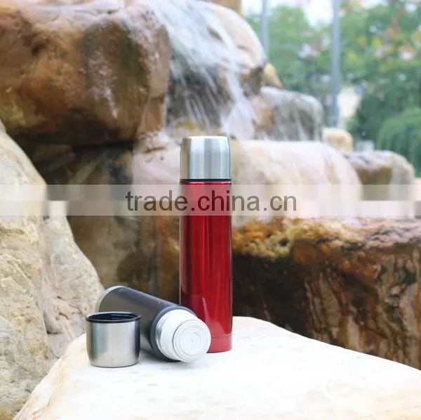 FDA LFGB Stainless Steel Bullet Vacuum Bottle, Stainless Steel Thermos, Double Wall Stainless Steel Vacuum Flask photo-3