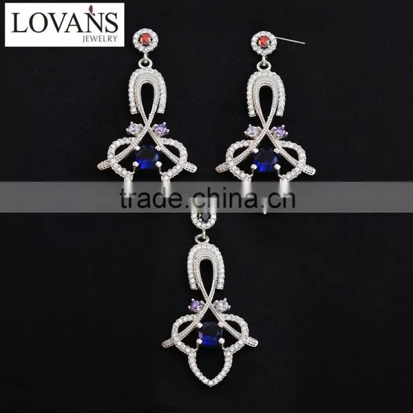Manufacturers In China Imitation Jewelry Set Sterling Silver Guangzhou Wholesale Market TZ-0194 photo-4