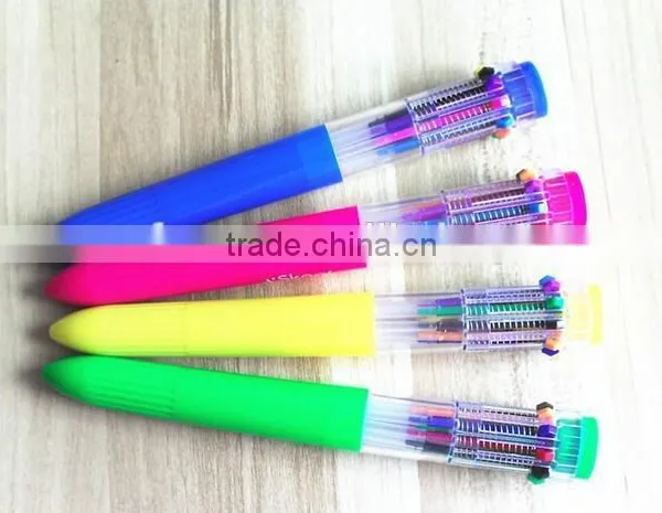 Cheap Plastic Multicolor Ball Pen for Promotion