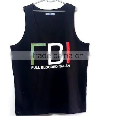 Customized Tank Top. Men Singlet, y Back Custom Print Stringer, Racerback Singlet