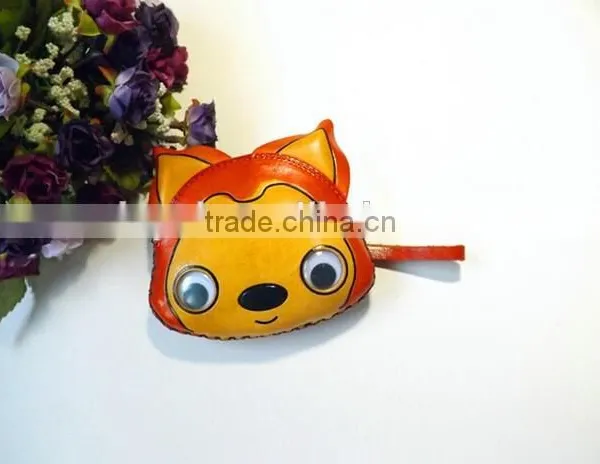 2015 China Wholesale High Quality Genuine Leathter Animal Leather Coin Purse, Coin Case photo-3