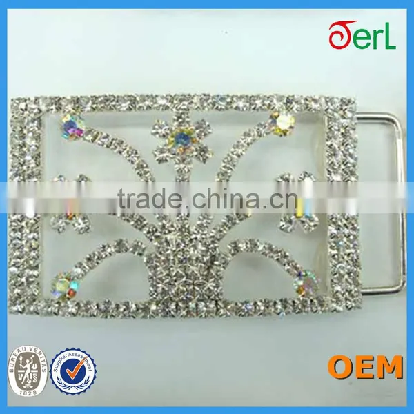 Newest Fahion Diamond Rhinestone Belt Buckle/rhinestone Buckle photo-3